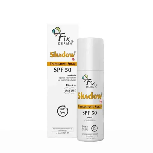 Fixderma Shadow Rx Transparent Spray Sunscreen SPF 50 PA+++