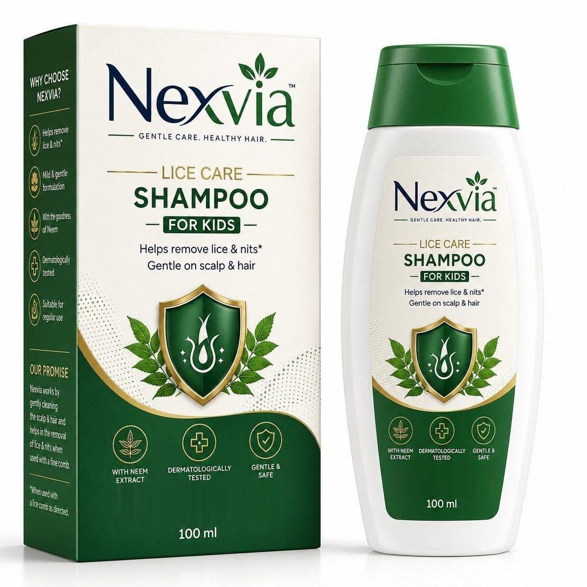 Nexvia Lice Care Shampoo for Kids(Pack of 2)